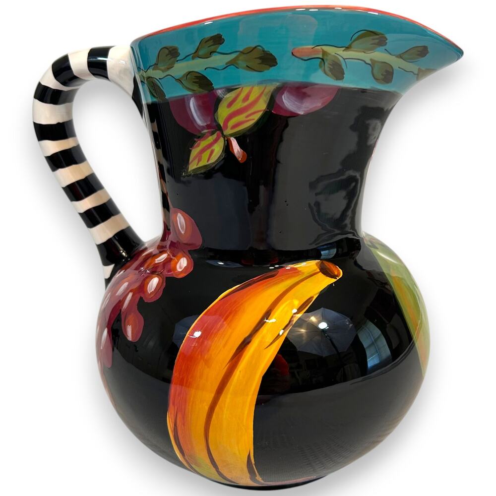 Droll Too Pitcher Fruit Salad Jean Townsend 9" Certified International